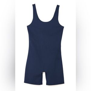 Girlfriend Collective Bike Unitard in Midnight